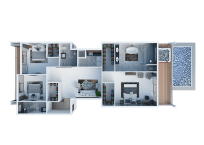 Architectural 3D Model Image Sample 16