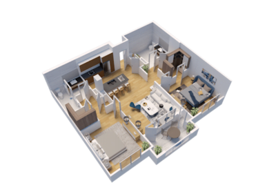 Architectural 3D Model Image Sample 8